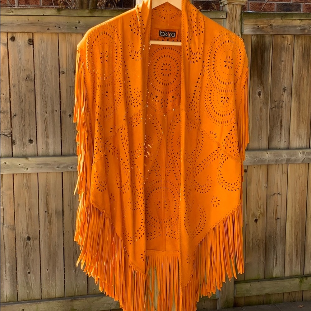 Suede wrap